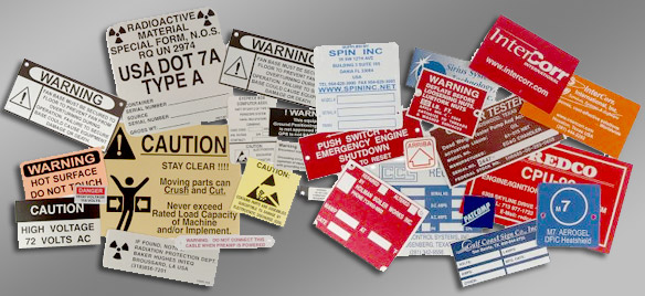 metalphoto and aluminum labels, decals & stickers