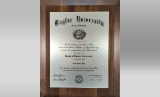 award plaques, diplomas, certificates