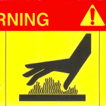 Hot Surface Warning Label 